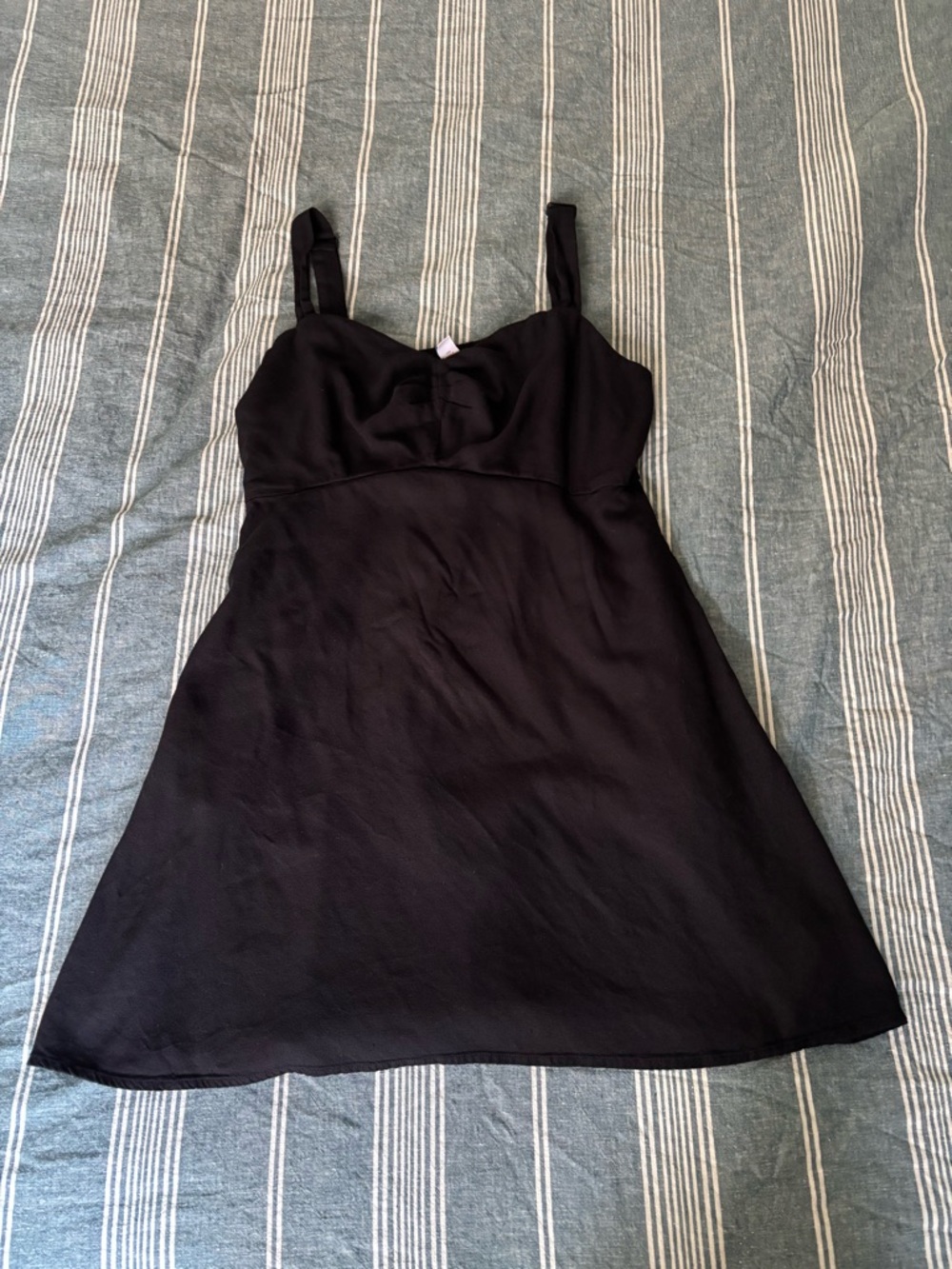 Old Navy Classic Black A-Line Sundress with Sweetheart Neckline